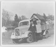 Firmengeschichte von Gerosa - das erste Fahrzeug ein Opel Blitz